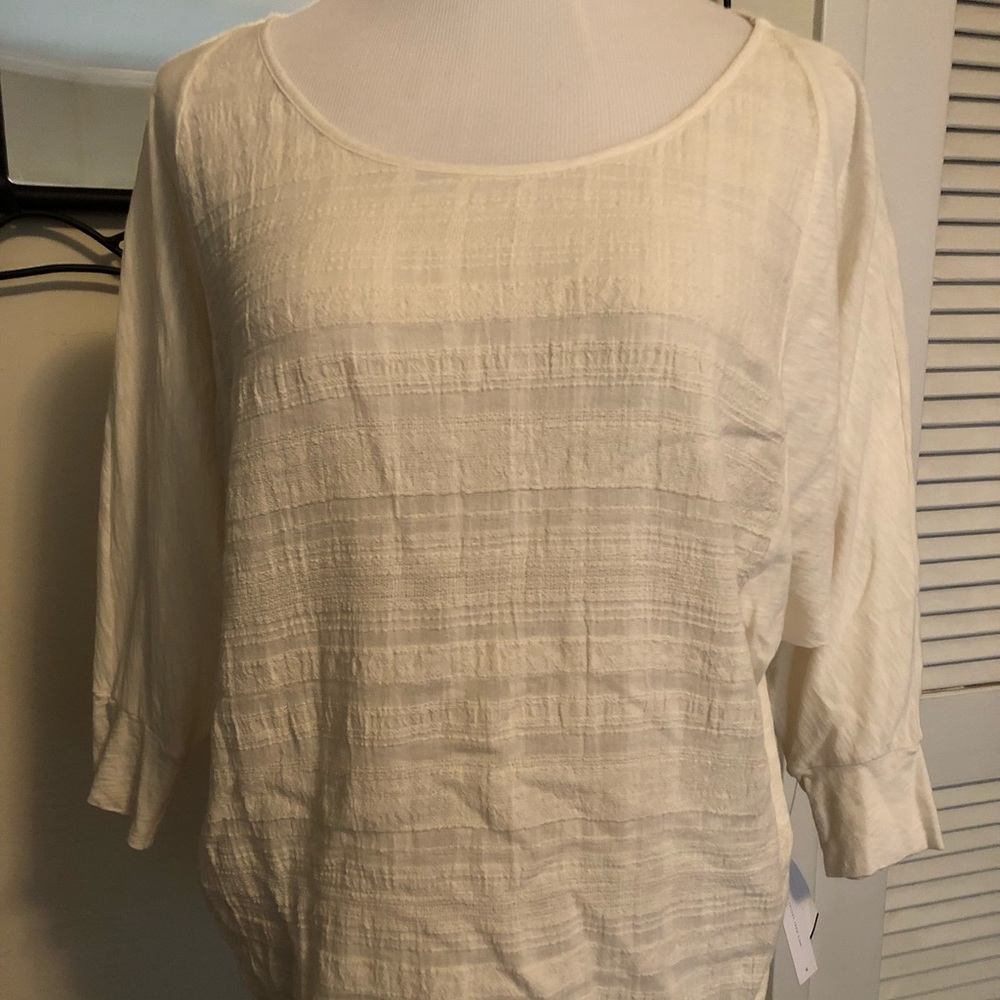 Velvet NWT cream top